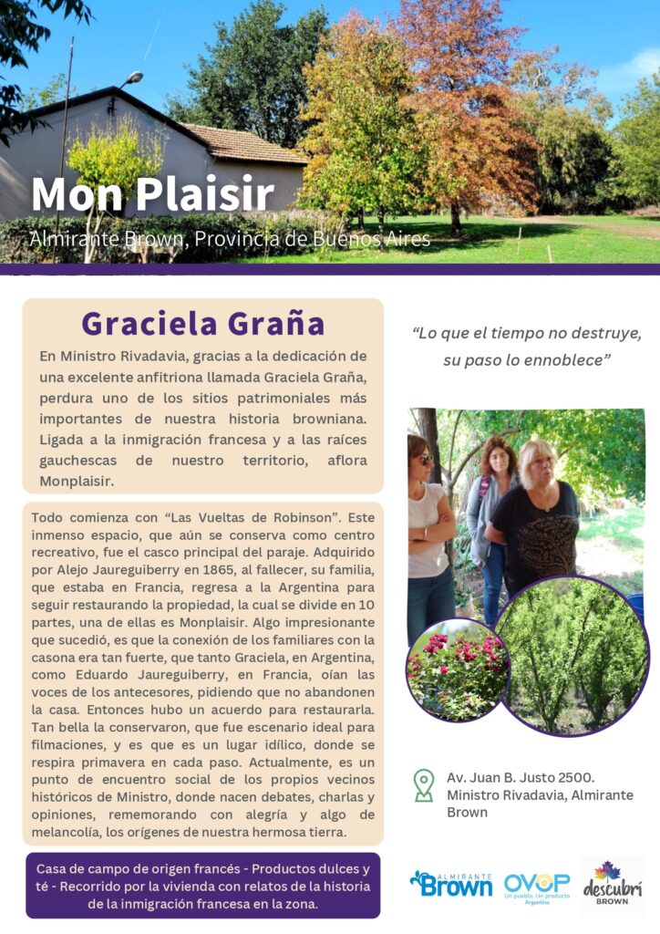 Monplaisir descubri brown almirante brown